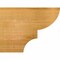 Ekena Millwork Ridgewood Rough Sawn Rafter Tail, Western Red Cedar, 4"W x 12"H x 16"L RFT04X12X16RID00RWR - alternate 3